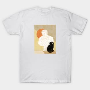 Michelangelo and Cat T-Shirt